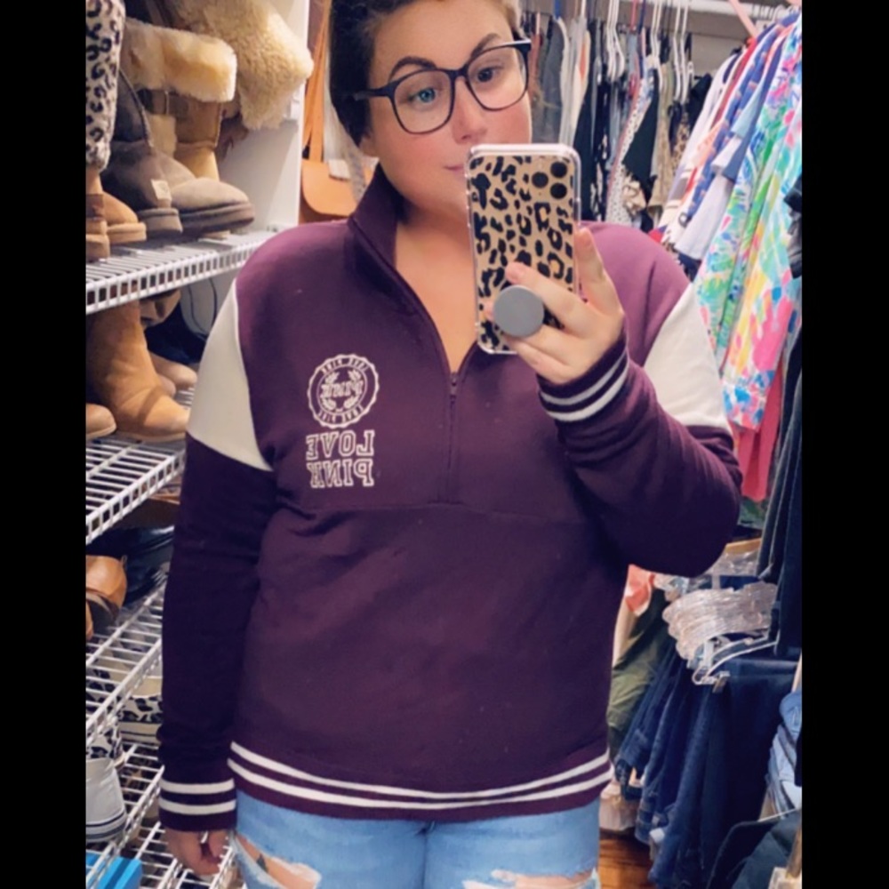 VS PINK QUARTERZIP